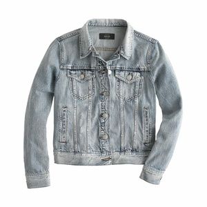 J. Crew XL Denim Jacket in Calyer Wash